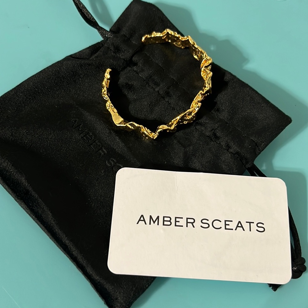 NWB Amber Sceats Emery Gold Bracelet/Cuff